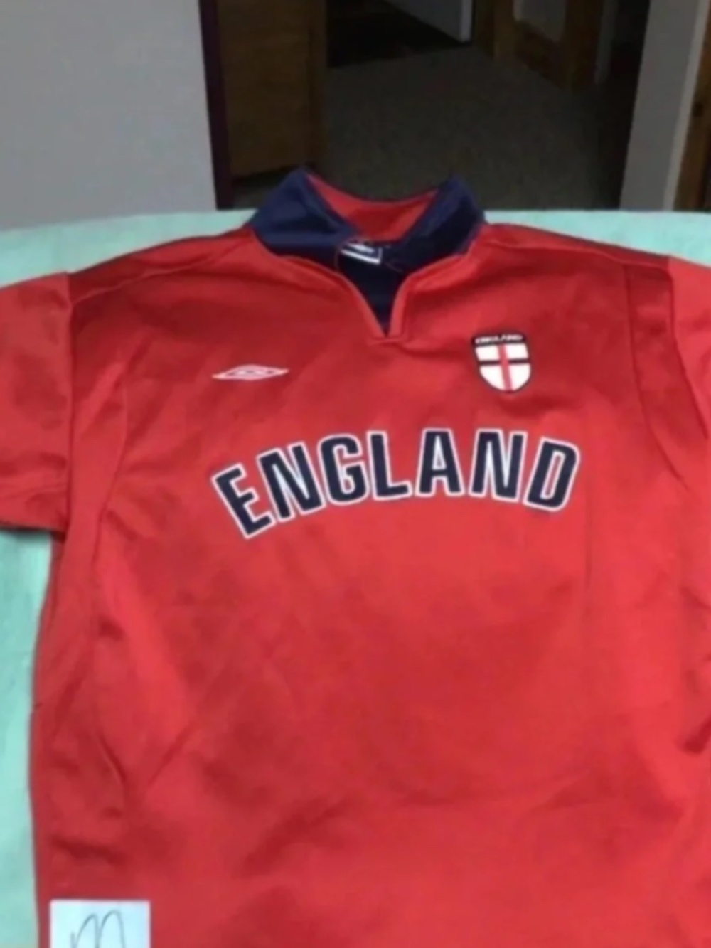 England  soccer shirt